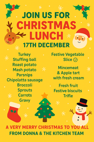 Christmas Lunch Dec 2025
